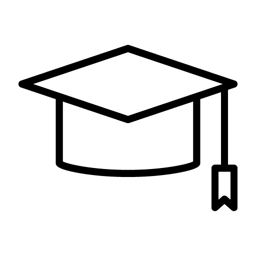 Symbol eines Doktorhuts als Icon für Seminare von Online Makers